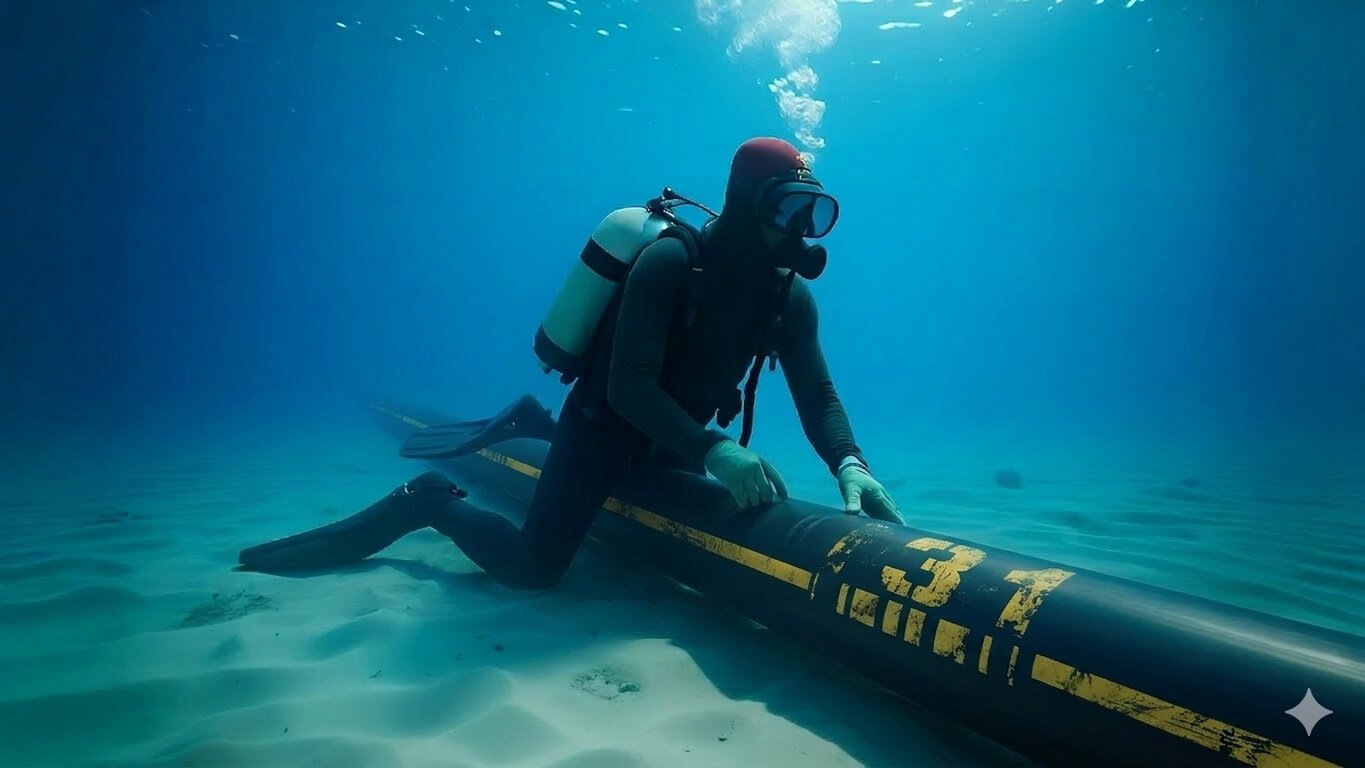 Sub e cavo sottomarino